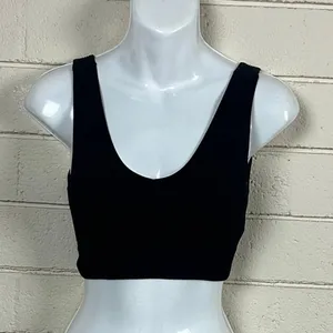 Aerie Black Active Bra Tank size M thumbnail 7