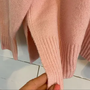 Treasure & Bond Pink Slit Side Oversized Sweater. Size Large. NWT thumbnail 5