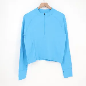 DSG Momentum Seamless 1/4 Zip Pullover Aqua Blue Womens XXL thumbnail 2