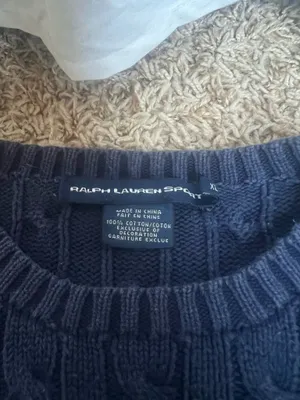 Ralph Lauren Long Sleeve Knit by Lauren Cotton Sweater thumbnail 2