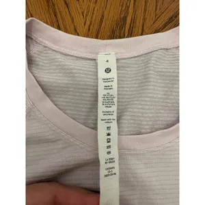 Lululemon Swiftly Tech Long Sleeve 2.0 Women 4 Pink Lavender Activewear Top thumbnail 3