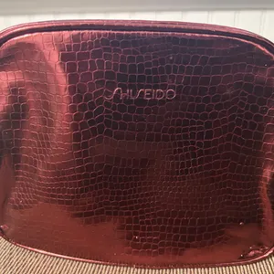 Shiseido Metallic Red Makeup Pouch thumbnail 4