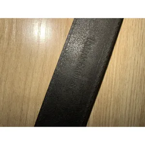 Polo Ralph Lauren Medium Black Belt Gold Tone Buckle Genuine Italian Leather thumbnail 2