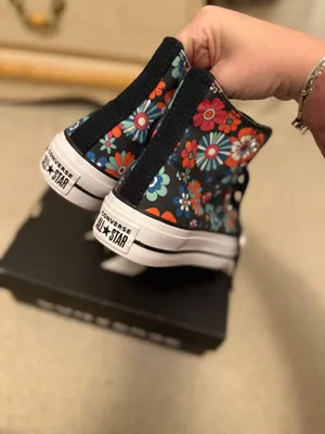 Converse floral print platform high top  thumbnail 6