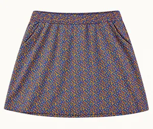 Toad&Co Sunkissed Weekend Skort Size L blue Print UPF50 Hiking Travel Outdoor thumbnail 1
