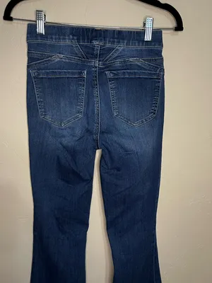 Altar'd State Flare Pull‎ On Boho Denim Jeans thumbnail 9