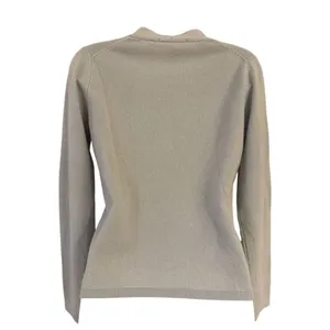 EVELYN GRACE 100% CASHMERE Light Blue V-NECK PULLOVER SWEATER SIZE Small thumbnail 2