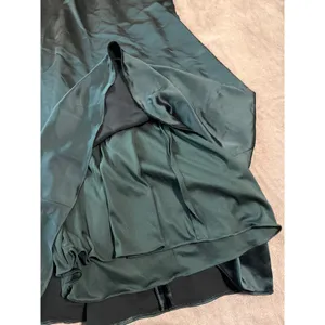 NWT Dessy Collection COWL-NECK CRISS‎ CROSS BACK SLIP DRESS EVERGREEN Size 10 R thumbnail 6