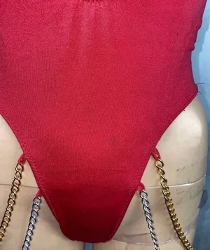 Lingerie Bodysuit Red thumbnail 4