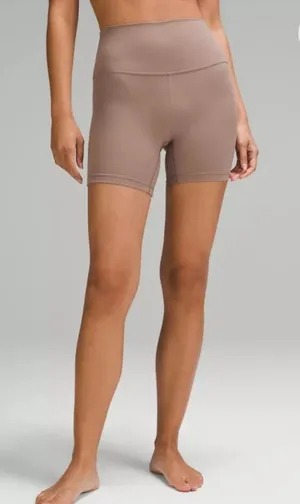 Lululemon Align High-Rise Short Taupe 4” Size 4 thumbnail 1