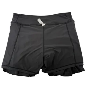 Gold Hinge Pleated Tennis Skirt Skort Black Women XL Preppy Pickleball Active thumbnail 6
