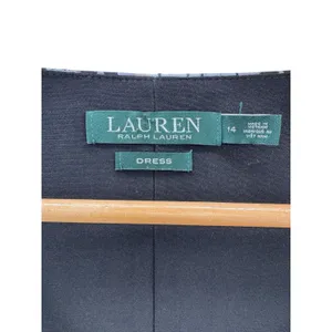 Lauren Ralph Lauren Abstract Print Ruched Sheath Dress Size 14 Workwear Career‎ thumbnail 3