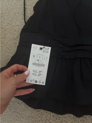 Zara Black Tank Top thumbnail 3