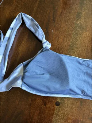 Aerie Blue Tie-Dye Bikini Top Size M thumbnail 8