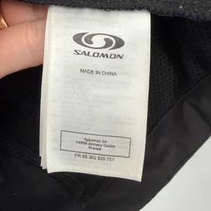 Salomon Womens Blue Black Softshell Full Zip Hiking‎ Jacket Small S/P thumbnail 6