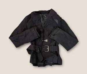 Zara Basic Women's Belted Trench-Style Jacket Dark Brown M thumbnail 2
