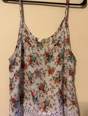 Liberty Love Floral Camisole with Lace Hem thumbnail 1