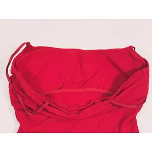 Halara Built-In Bra Cami Tank Top Size Medium Red Ruched Minimal Casual Everyday thumbnail 6