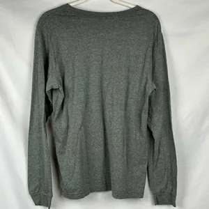 Bella + Canvas Cowboys Gray Long Sleeve Shirt Large thumbnail 3