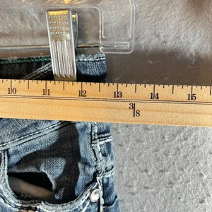 1082‎ | Wrangler Q-Baby Western Bootcut Cowgirl Riding Jeans Blue Womens 1 x 34 thumbnail 3