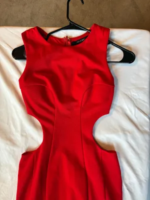 Ark & Co. red silhouette dress thumbnail 3