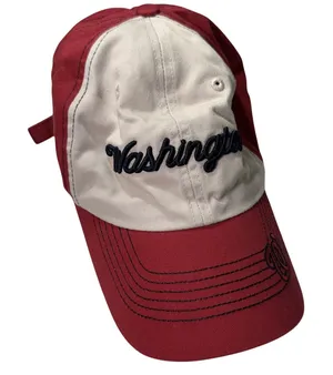 Fan Favorite Washington Nationals‎ MLB Baseball Cap Red White Adjustable Hat thumbnail 1