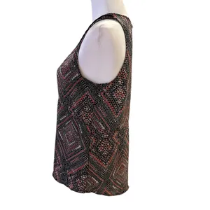 41 Hawthorn Medium Sleeveless Top Pink Black White thumbnail 3