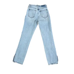 Abercrombie & Fitch 90s Straight Ultra High Rise Jeans Women 27 Light Wash‎ Good thumbnail 5