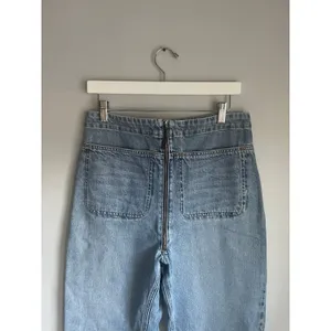 Rachel Comey Barrie Pants Jeans size 6 100% Cotton $498 Barrel Leg‎ Light Wash thumbnail 4