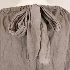 New Mode SRL taupe linen halter neck shift dress *no size* thumbnail 7