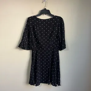 Free people all yours polka‎ dot black dress 2 thumbnail 6