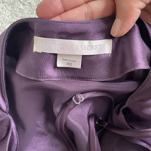 Victoria's Secret Lingerie Nightgown Dress Purple Silky 100% Polyester Size XS thumbnail 7
