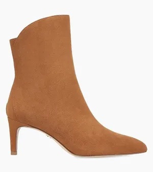 Sam Edelman Usha Suede Pointed Toe Ankle Boots Womens 10 Brown Stiletto Heel thumbnail 1