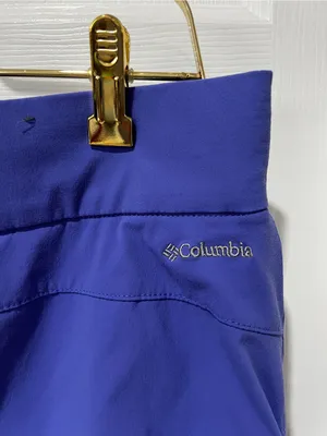 Columbia Omni Shade Skort Skirt Built -On Shorts Purple Size Large Sporty Comfy thumbnail 6