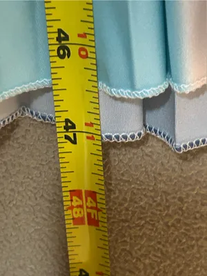 Strapless Maxi Dress, multicolored, pleated, size small, tube top style bodice. thumbnail 8