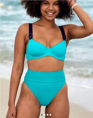 Aerie Bikini Bottom Cheeky - Green Size Small thumbnail 1