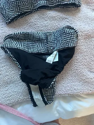 Black and White Aerie Bikini thumbnail 4
