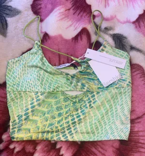 Bershka Green Summer Tank thumbnail 1
