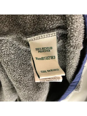 L.L. Bean Women's Soft-Brushed Fitness Fleece Pullover 1/4 Zip Gray L thumbnail 4