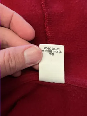 PINK Victoria's Secret Hoodie Womens Medium Red Full Zip Fleece Logo Sweatshirt thumbnail 9