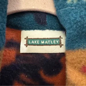 Lake Matley fleece jacket no size tag.‎ See pics for measurements. Aztec thumbnail 4