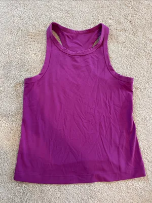 lululemon Purple- align waist length Racerback Tank Top thumbnail 1
