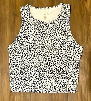 Balance Collection Leopard/cheetah print athletic muscle tank thumbnail 1