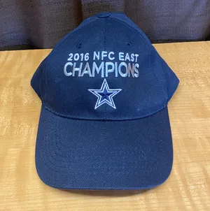 NFL Dallas Cowboys Hat Cap Strap Back Navy Blue thumbnail 1