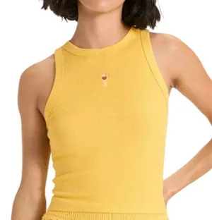 A New Day Slim Fit Yellow Tank Top Women's Large thumbnail 1
