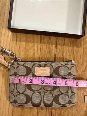 BNIP Vintage Coach 2002 Signature C Wristlet thumbnail 7
