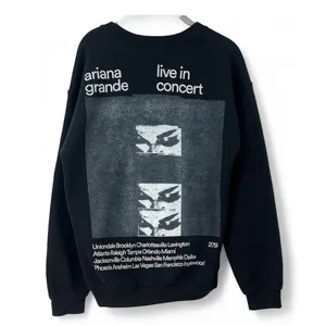 Ariana Grande 2019 Sweater Concert Tour Sweatshirt Crewneck Pullover Unisex M thumbnail 3