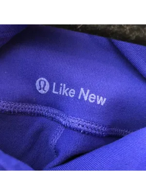Lululemon Womens Wunder Under Crop Leggings Pants Blue 4 thumbnail 3