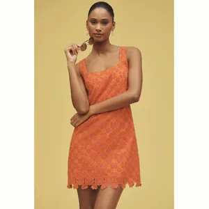 Anthropologie Maeve Square-Neck Mini Shift Dress thumbnail 5