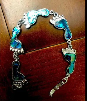 gorgeous turquoise silver bracelet thumbnail 2